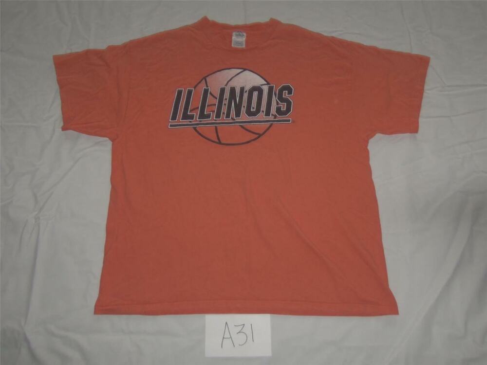 Illinois Basketball Shirt Size XLarge Mens Delta -1112A31